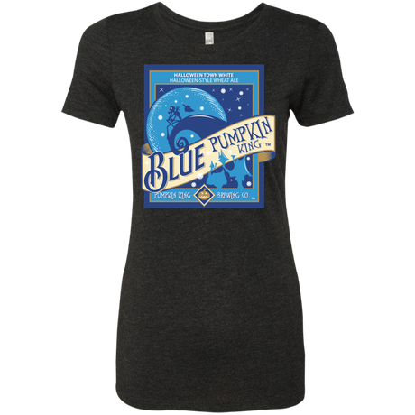 T-Shirts Vintage Black / Small Blue Pumpkin King Women's Triblend T-Shirt