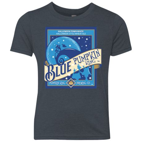 T-Shirts Vintage Navy / YXS Blue Pumpkin King Youth Triblend T-Shirt