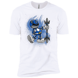 T-Shirts White / YXS Blue Ranger Artwork Boys Premium T-Shirt
