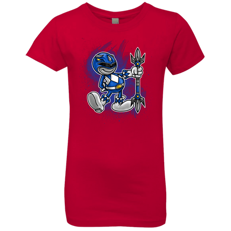 T-Shirts Red / YXS Blue Ranger Artwork Girls Premium T-Shirt