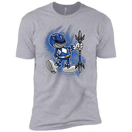 T-Shirts Heather Grey / X-Small Blue Ranger Artwork Men's Premium T-Shirt