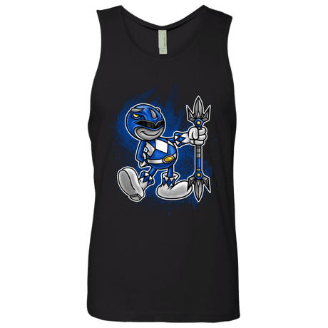 T-Shirts Black / Small Blue Ranger Artwork Men's Premium Tank Top