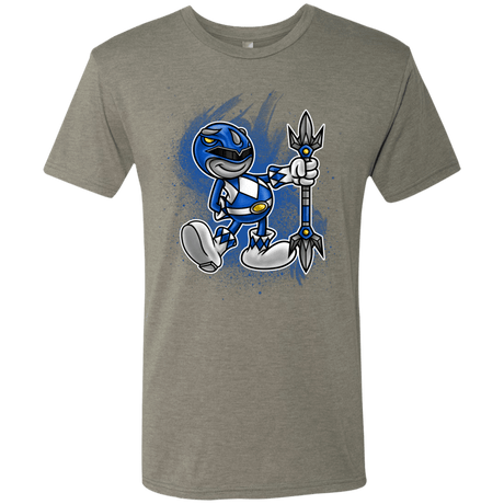 T-Shirts Venetian Grey / Small Blue Ranger Artwork Men's Triblend T-Shirt