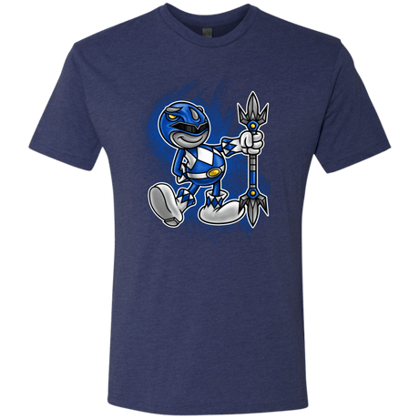 T-Shirts Vintage Navy / Small Blue Ranger Artwork Men's Triblend T-Shirt