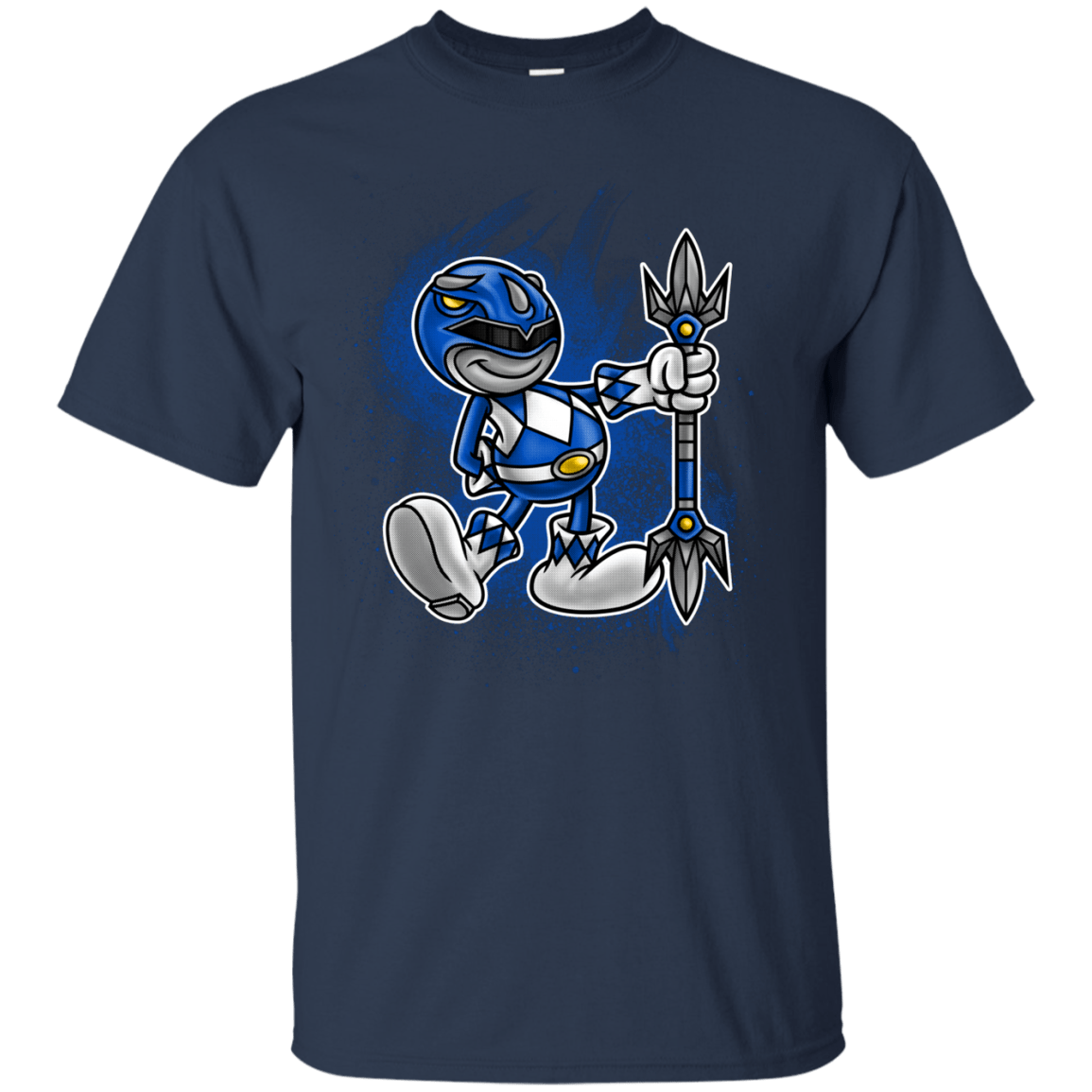 T-Shirts Navy / Small Blue Ranger Artwork T-Shirt