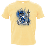 T-Shirts Butter / 2T Blue Ranger Artwork Toddler Premium T-Shirt