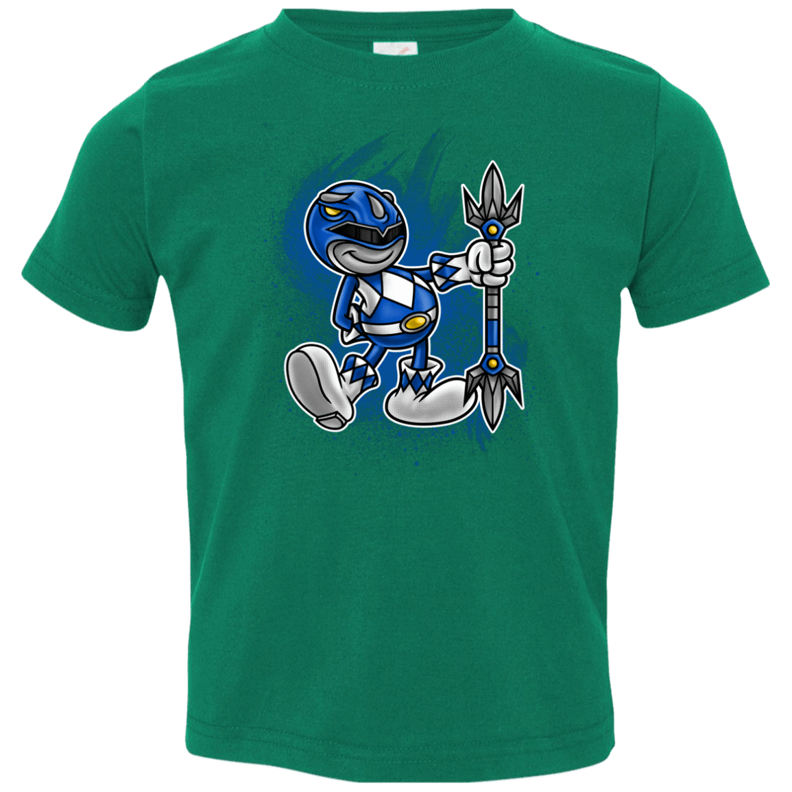 T-Shirts Kelly / 2T Blue Ranger Artwork Toddler Premium T-Shirt