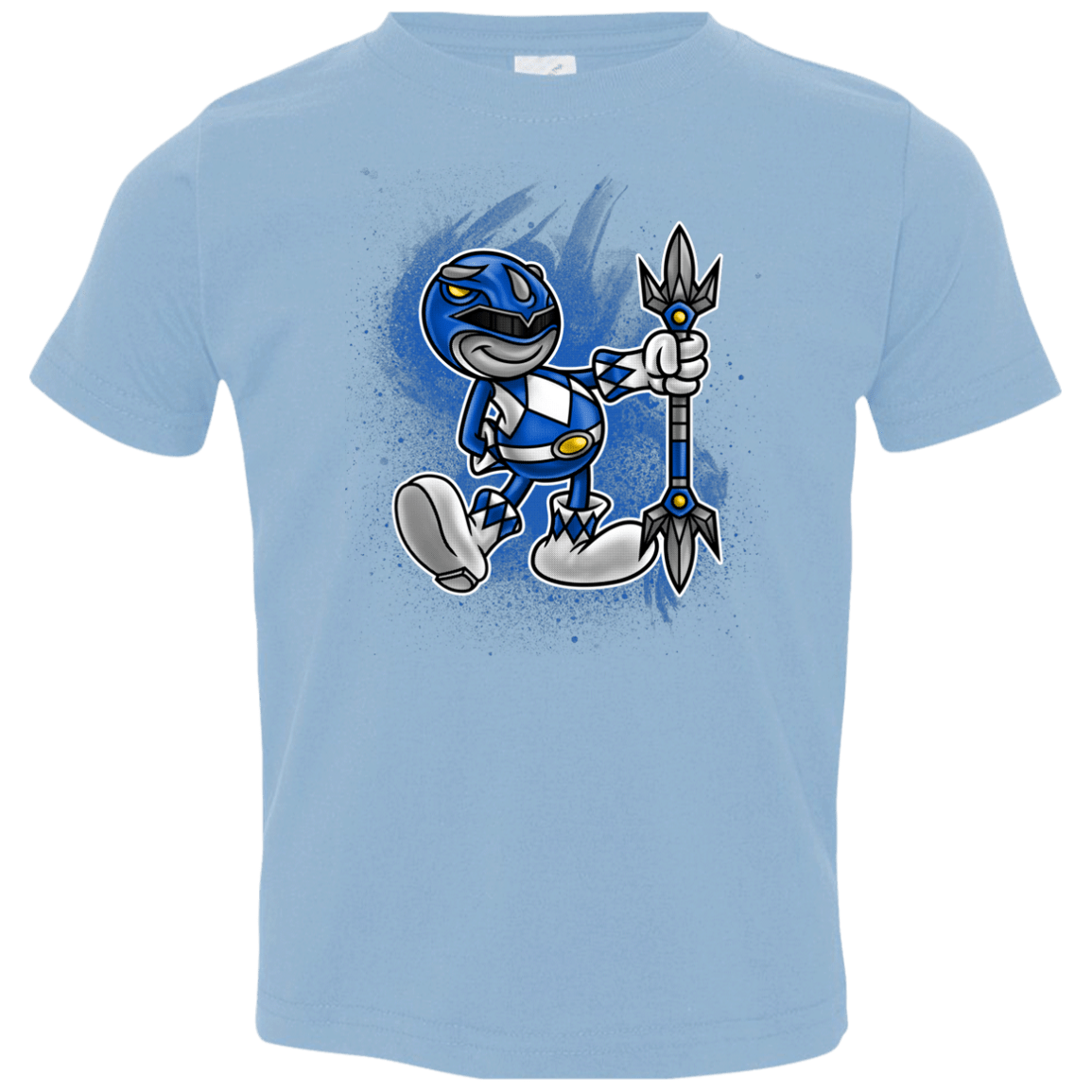 T-Shirts Light Blue / 2T Blue Ranger Artwork Toddler Premium T-Shirt