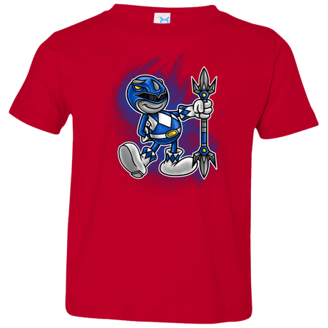 T-Shirts Red / 2T Blue Ranger Artwork Toddler Premium T-Shirt