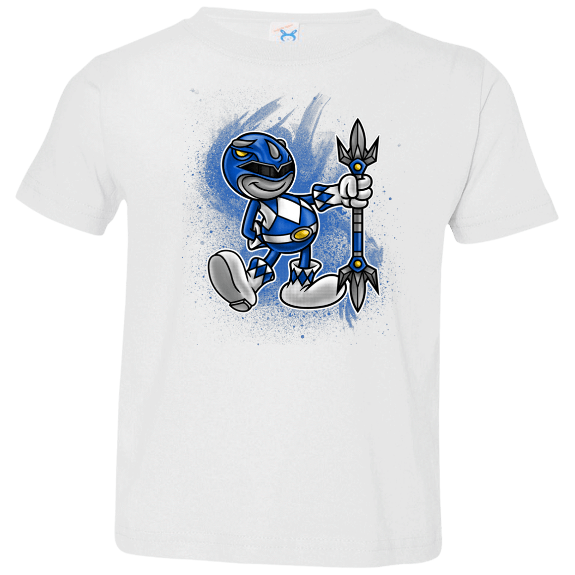 T-Shirts White / 2T Blue Ranger Artwork Toddler Premium T-Shirt