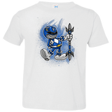 T-Shirts White / 2T Blue Ranger Artwork Toddler Premium T-Shirt