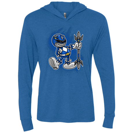 T-Shirts Vintage Royal / X-Small Blue Ranger Artwork Triblend Long Sleeve Hoodie Tee