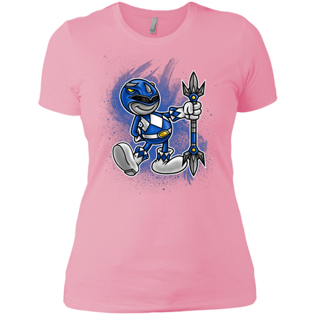 T-Shirts Light Pink / X-Small Blue Ranger Artwork Women's Premium T-Shirt