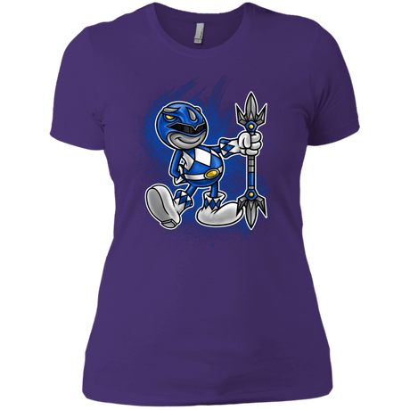 T-Shirts Purple / X-Small Blue Ranger Artwork Women's Premium T-Shirt
