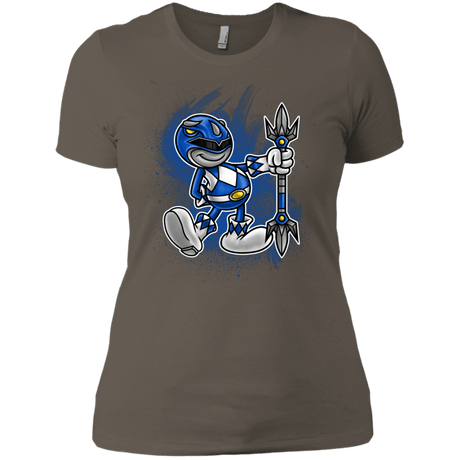 T-Shirts Warm Grey / X-Small Blue Ranger Artwork Women's Premium T-Shirt