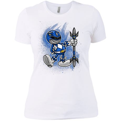 T-Shirts White / X-Small Blue Ranger Artwork Women's Premium T-Shirt