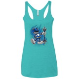 T-Shirts Tahiti Blue / X-Small Blue Ranger Artwork Women's Triblend Racerback Tank