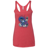 T-Shirts Vintage Red / X-Small Blue Ranger Artwork Women's Triblend Racerback Tank