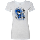 T-Shirts Heather White / Small Blue Ranger Artwork Women's Triblend T-Shirt