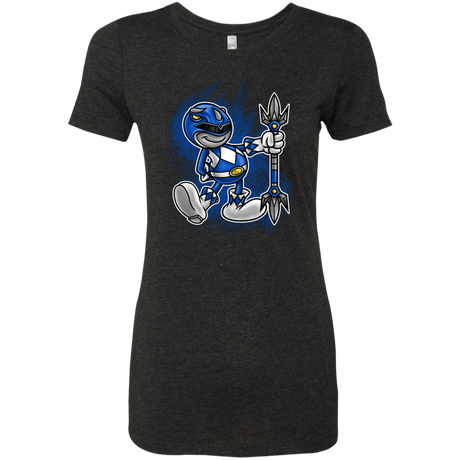 T-Shirts Vintage Black / Small Blue Ranger Artwork Women's Triblend T-Shirt