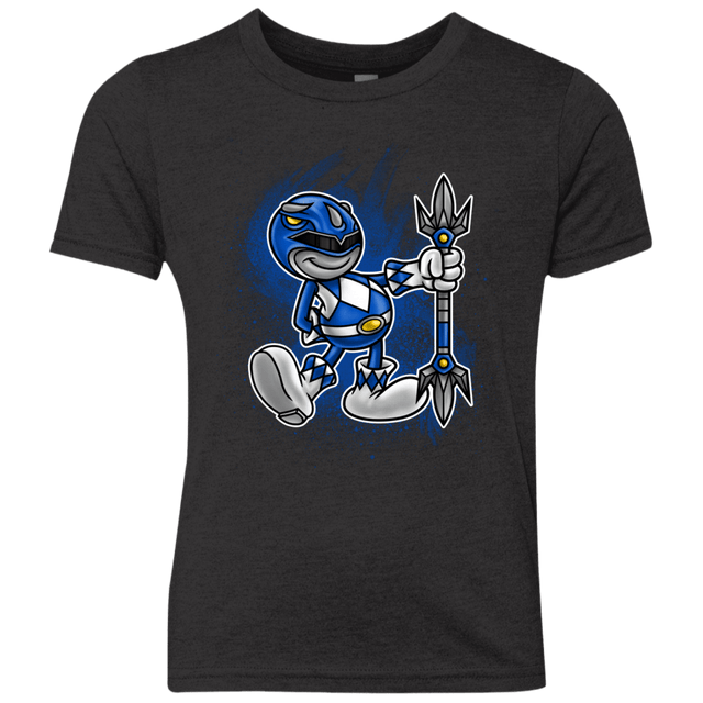 T-Shirts Vintage Black / YXS Blue Ranger Artwork Youth Triblend T-Shirt