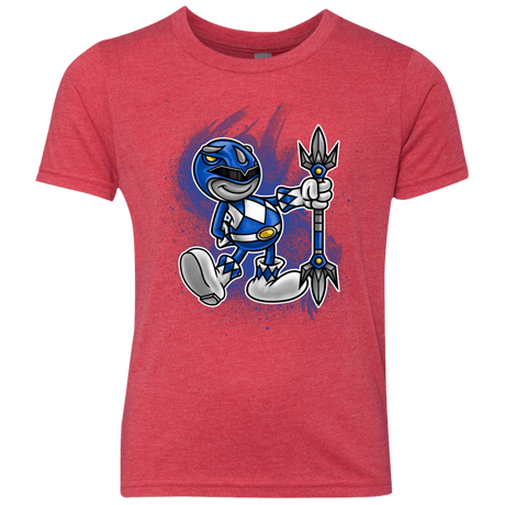T-Shirts Vintage Red / YXS Blue Ranger Artwork Youth Triblend T-Shirt