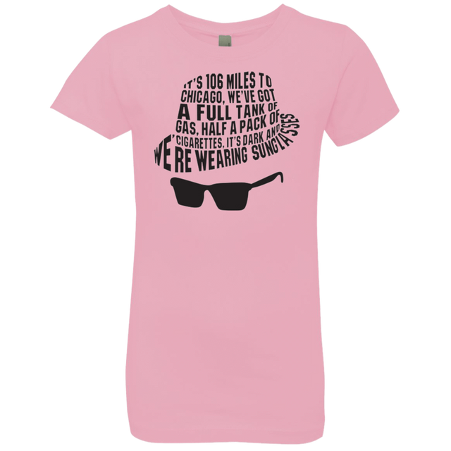 T-Shirts Light Pink / YXS Blues Brothers Girls Premium T-Shirt