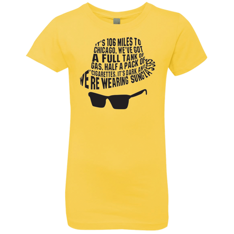 T-Shirts Vibrant Yellow / YXS Blues Brothers Girls Premium T-Shirt