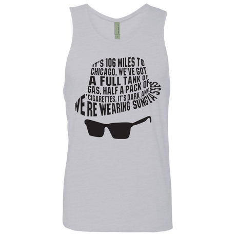 T-Shirts Heather Grey / Small Blues Brothers Men's Premium Tank Top