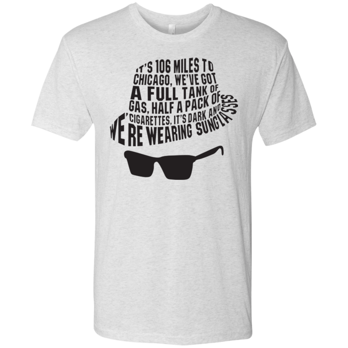 T-Shirts Heather White / Small Blues Brothers Men's Triblend T-Shirt