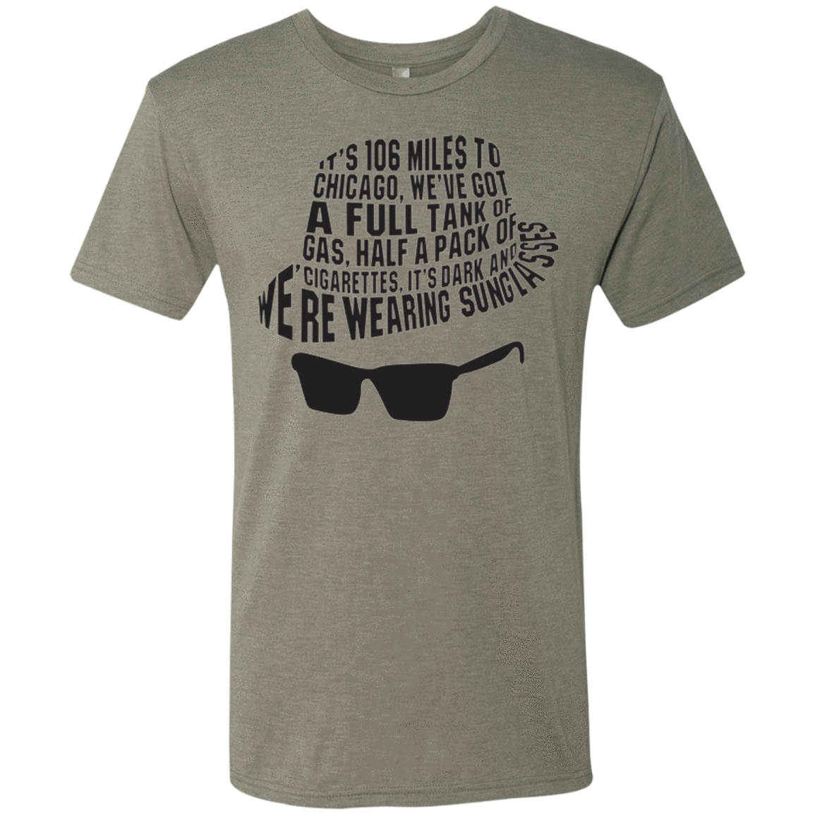 T-Shirts Venetian Grey / Small Blues Brothers Men's Triblend T-Shirt