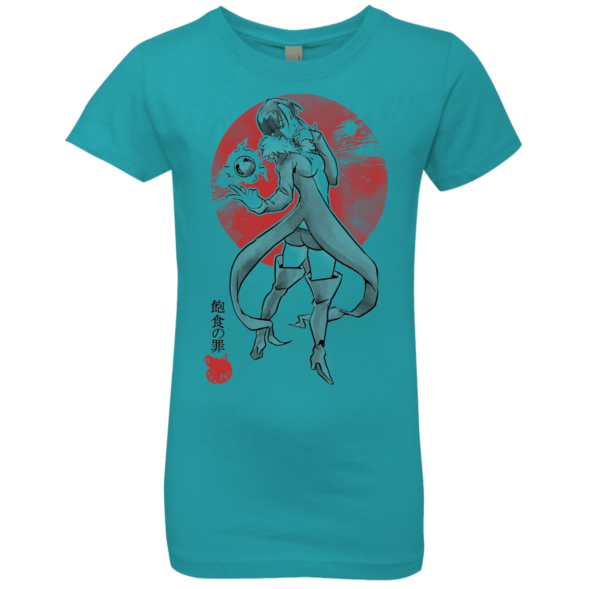 T-Shirts Tahiti Blue / YXS Boar Gluttony Girls Premium T-Shirt