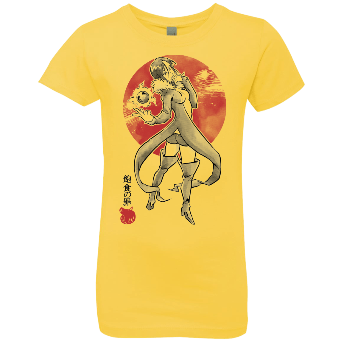 T-Shirts Vibrant Yellow / YXS Boar Gluttony Girls Premium T-Shirt