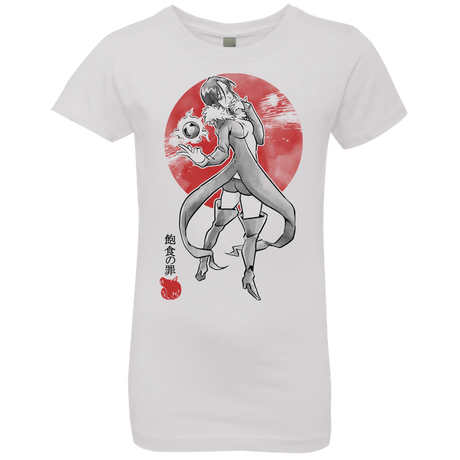 T-Shirts White / YXS Boar Gluttony Girls Premium T-Shirt