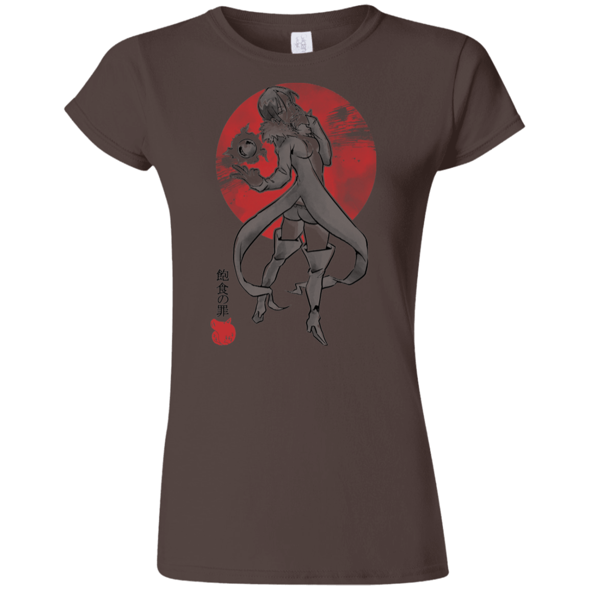 T-Shirts Dark Chocolate / S Boar Gluttony Junior Slimmer-Fit T-Shirt