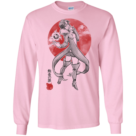 T-Shirts Light Pink / S Boar Gluttony Men's Long Sleeve T-Shirt