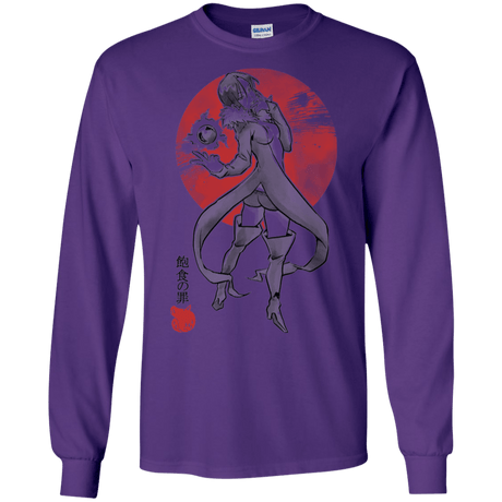 T-Shirts Purple / S Boar Gluttony Men's Long Sleeve T-Shirt