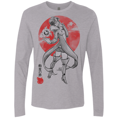 T-Shirts Heather Grey / S Boar Gluttony Men's Premium Long Sleeve