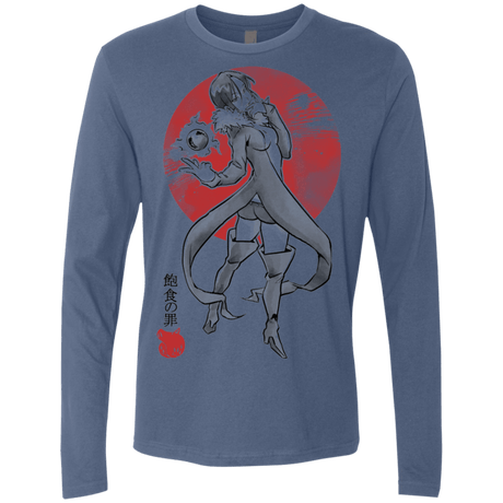 T-Shirts Indigo / S Boar Gluttony Men's Premium Long Sleeve