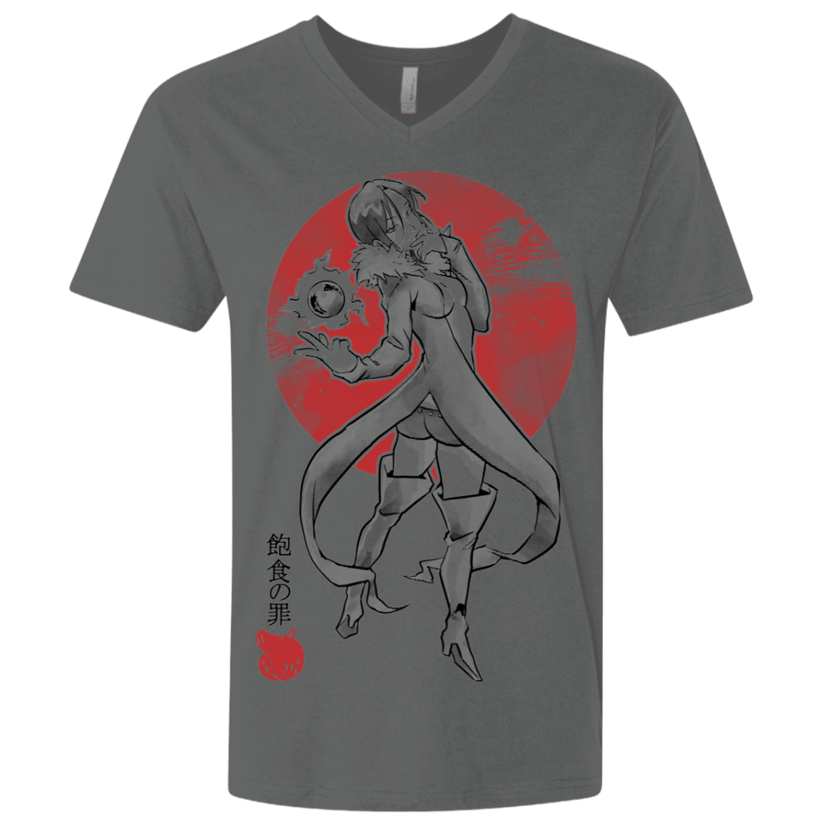 T-Shirts Heavy Metal / X-Small Boar Gluttony Men's Premium V-Neck