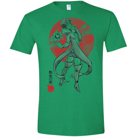 T-Shirts Heather Irish Green / S Boar Gluttony Men's Semi-Fitted Softstyle