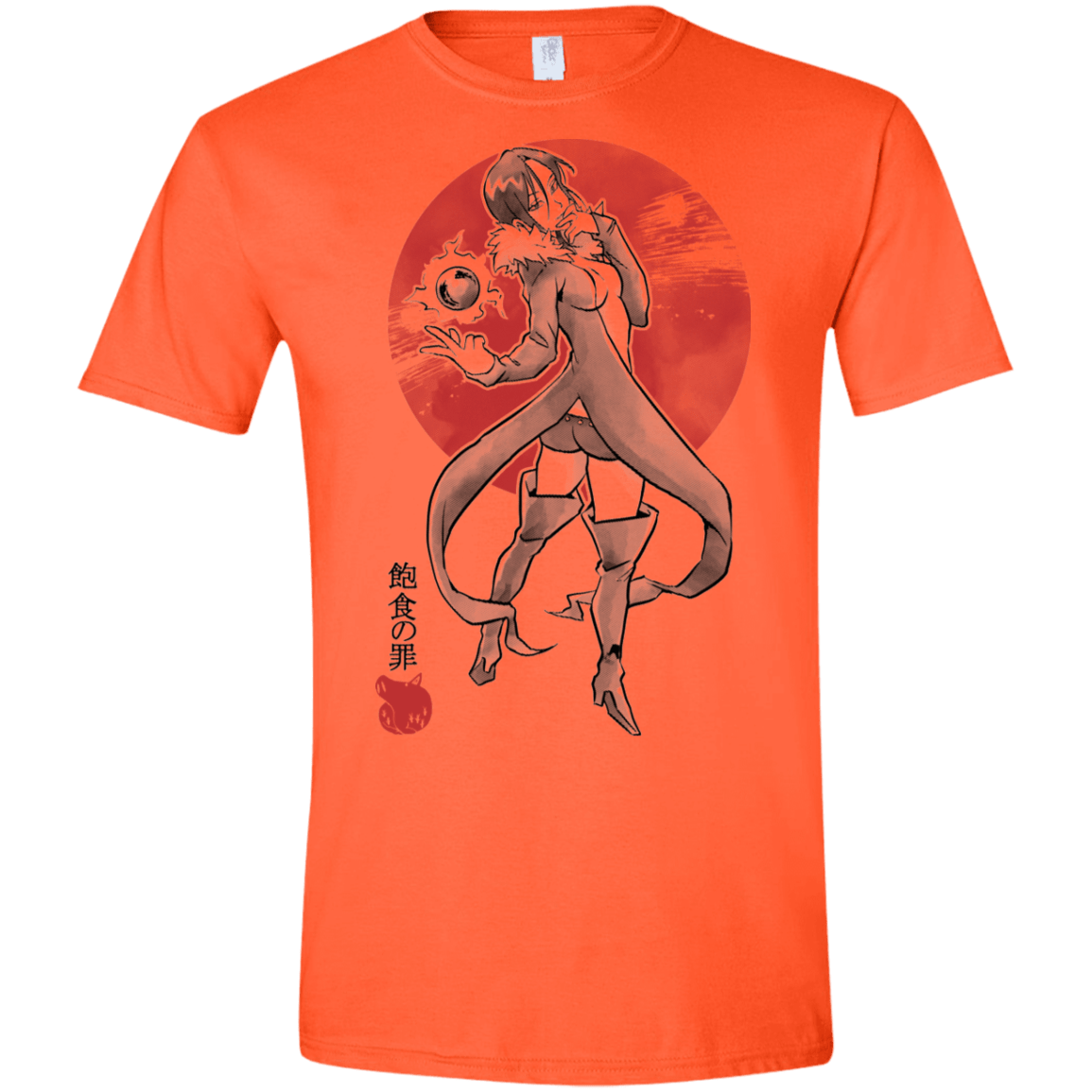 T-Shirts Orange / S Boar Gluttony Men's Semi-Fitted Softstyle