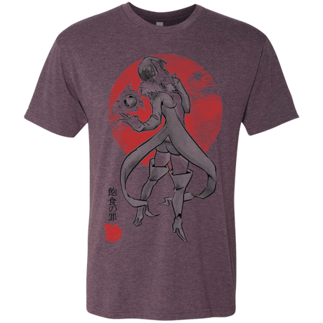 T-Shirts Vintage Purple / S Boar Gluttony Men's Triblend T-Shirt