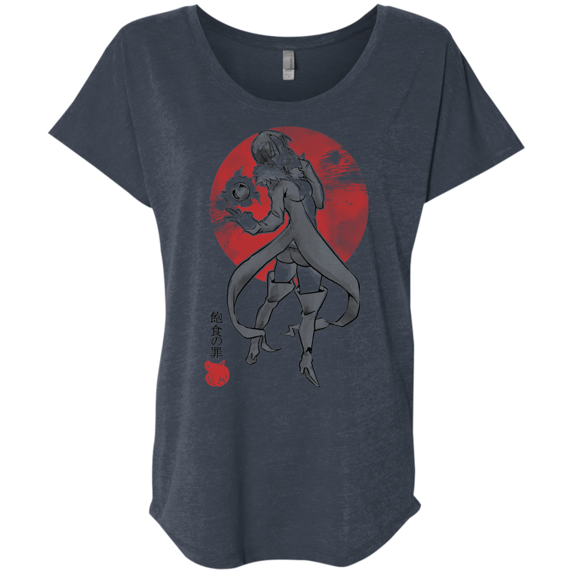 T-Shirts Vintage Navy / X-Small Boar Gluttony Triblend Dolman Sleeve