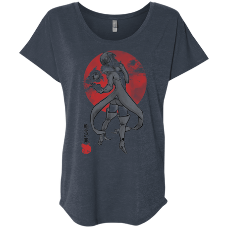 T-Shirts Vintage Navy / X-Small Boar Gluttony Triblend Dolman Sleeve