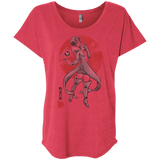 T-Shirts Vintage Red / X-Small Boar Gluttony Triblend Dolman Sleeve