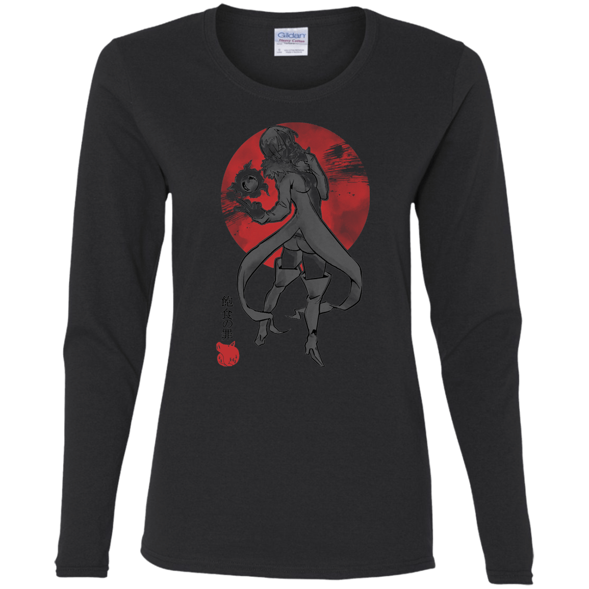 T-Shirts Black / S Boar Gluttony Women's Long Sleeve T-Shirt