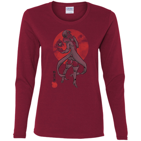 T-Shirts Cardinal / S Boar Gluttony Women's Long Sleeve T-Shirt
