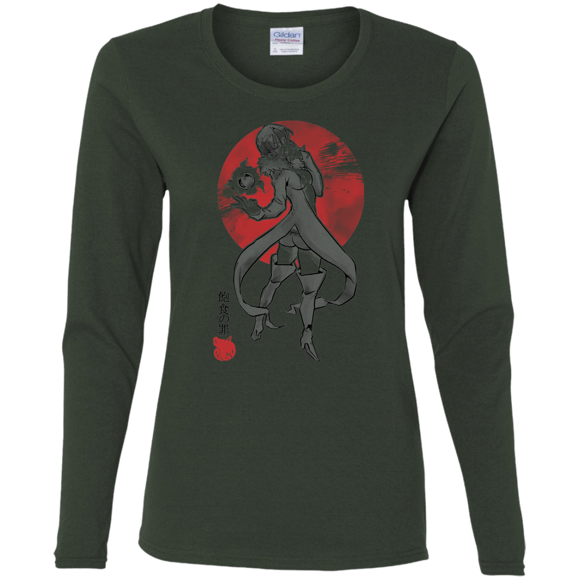 T-Shirts Forest / S Boar Gluttony Women's Long Sleeve T-Shirt