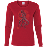 T-Shirts Red / S Boar Gluttony Women's Long Sleeve T-Shirt